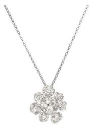 18kt white gold Marguerite diamond large necklace