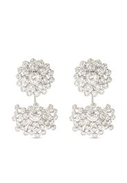 Annoushka 18kt recycled white gold Marguerite diamond ear jackets - Silver