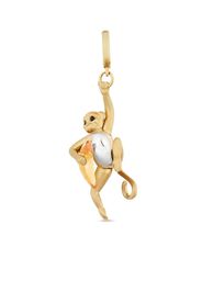 Annoushka 18kt yellow and white gold Mythology Baby Monkey charm