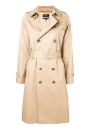 A.P.C. belted trench coat - Neutrals