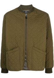 A.P.C. quilted cotton-blend jacket - Green