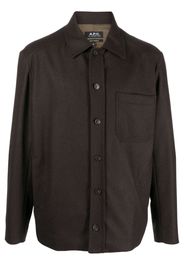 A.P.C. button-up jacket - Brown