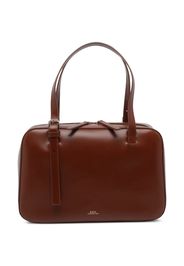 A.P.C. Virginnie Box zip shoulder bag - Brown