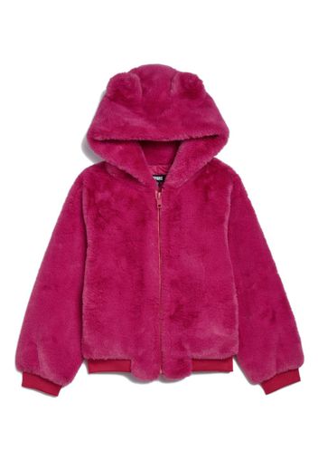 Apparis Lily faux-fur hooded coat - Pink