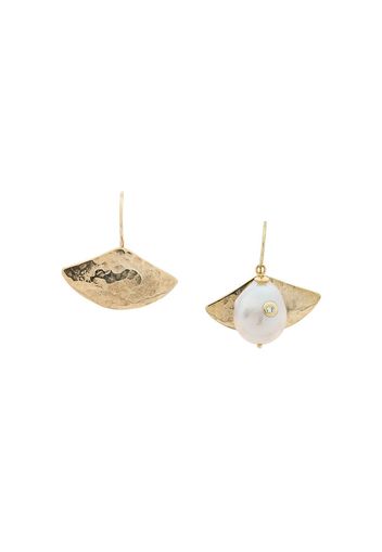 Apples & Figs pendant earrings - Gold