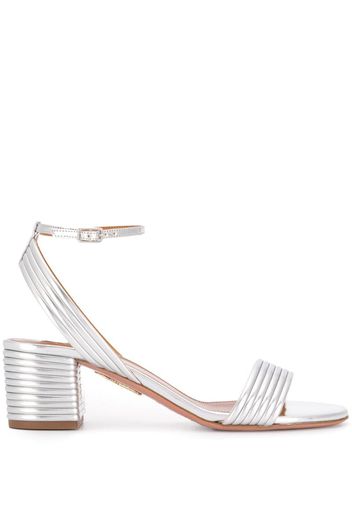 Sundance 50mm metallic sandals