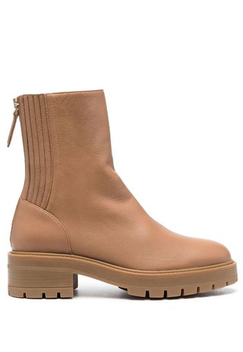 Aquazzura Saint Honore Combat boots - Neutrals