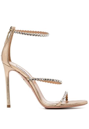 Aquazzura Tequila 105mm sandals - Gold