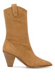 Aquazzura Saint Honore' bootie 70 - Neutrals