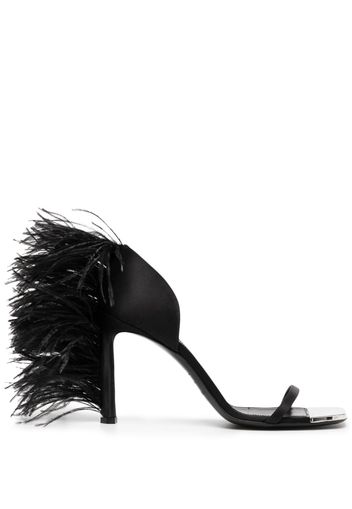 AREA x Sergio Rossi Amazona sandals - Black