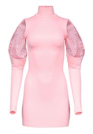 AREA crystal-embellished minidress - Pink