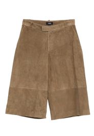 Arma Jina suede bermuda shorts - Green