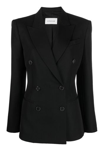 ARMARIUM Myra double-breasted wool blazer - Black