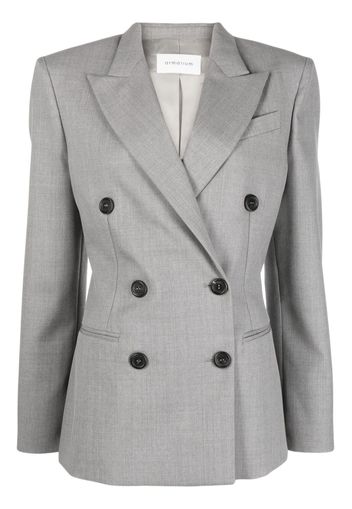 ARMARIUM notched lapels double-breasted blazer - Grey