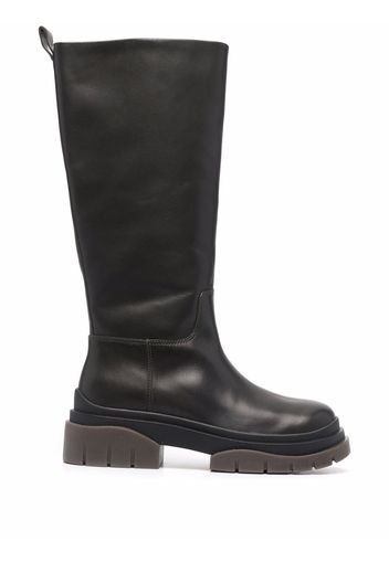 ASH Supremium leather boots - Black