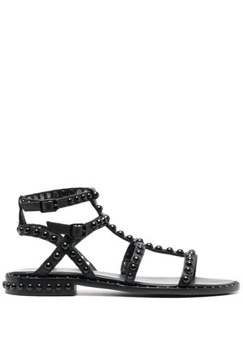 Ash strap-detail open-toe sandals - Black