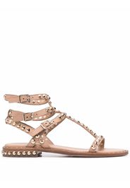 ASH Ariel rockstud-embellished sandals - Neutrals