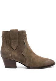 Ash Hurricane 55mm panelled suede boots - Brown