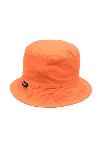 Aspesi Kids logo-tag bucket hat - Orange