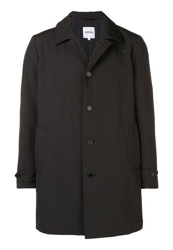 Aspesi loose fit buttoned coat - Black