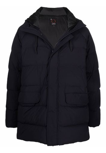 Aspesi hooded zip-up padded coat - Blue