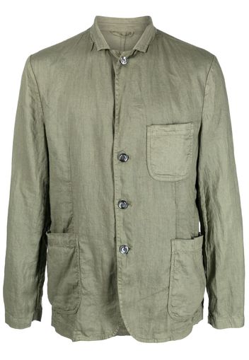 ASPESI notch lapels single-breasted blazer - Green