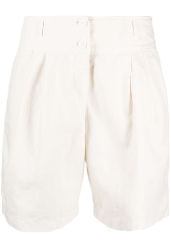 ASPESI pleated-detail bermuda shorts - White