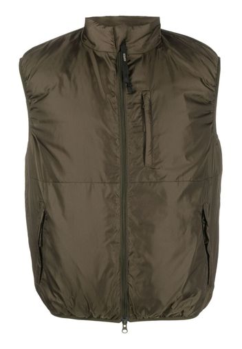 ASPESI padded high-neck gillet - Green