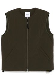 ASPESI Water repellent waistcoat - Green