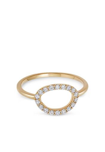 Astley Clarke 14kt yellow gold Halo diamond ring