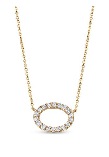 Astley Clarke 14kt yellow gold Halo pendant necklace