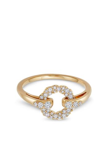 Astley Clarke 14kt yellow gold Asteri diamond ring