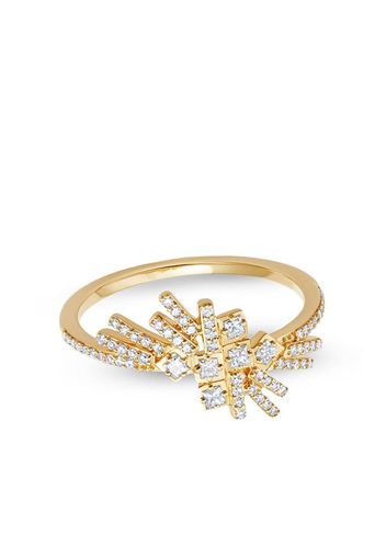 Astley Clarke 14kt yellow gold Comet Flare diamond ring