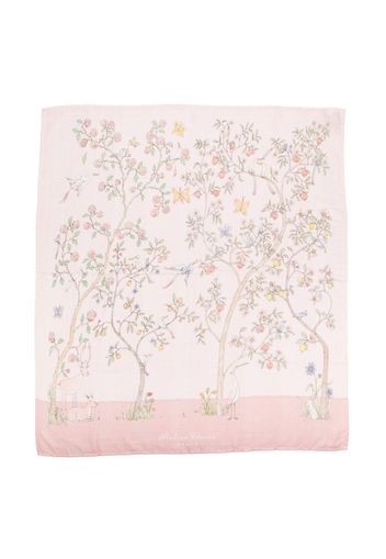 Atelier Choux Bloom organic cotton blanket - Pink