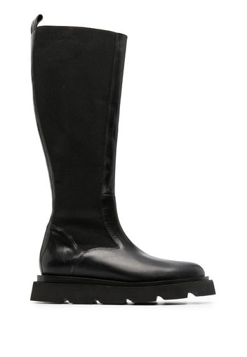 ATP Atelier Cometti knee-high leather boots - Black