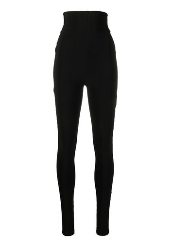 high-waisted jersey leggings