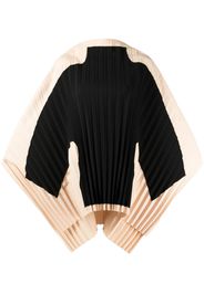 A.W.A.K.E. Mode colour-block pleated blouse - Black