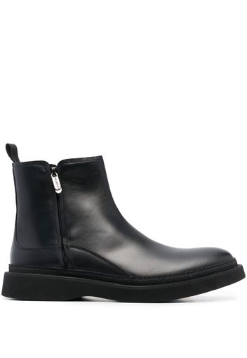 Baldinini leather ankle boots - Black