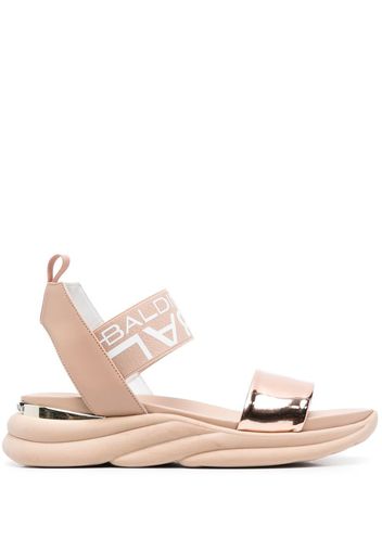 Baldinini rose-gold strap sandals - Pink