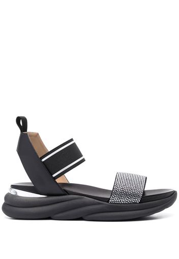 Baldinini embellished strap sandals - Black