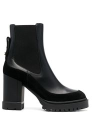 Baldinini elasticated side-panel boots - Black
