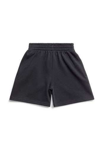 Balenciaga Kids elasticated-waistband cotton shorts - Black