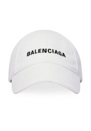 Balenciaga Kids embroidered-logo baseball cap - White