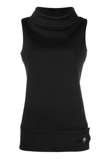 Balenciaga Pre-Owned 2010s button-detail vest - BLACK