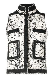 Balenciaga Pre-Owned 2008 Runaway abstract pattern jacquard vest - White