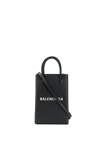 Balenciaga Shopping Phone holder bag - Black