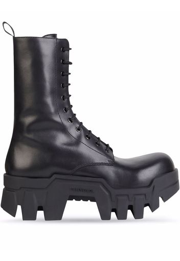 Balenciaga Bulldozer lace-up boots - Black