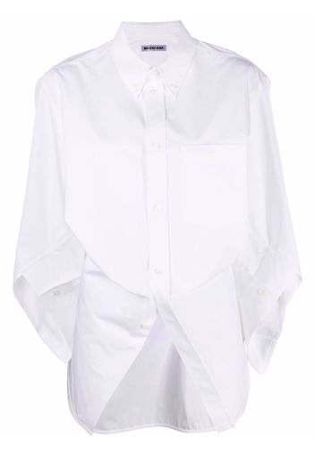 Balenciaga Swing Twisted cotton shirt - White