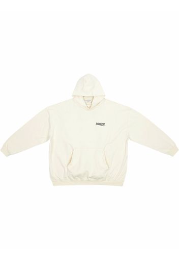 Balenciaga Campaign logo hoodie - Neutrals