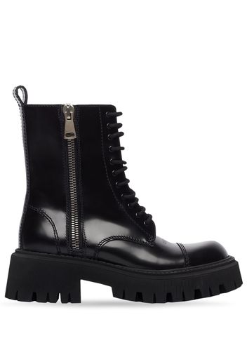 Balenciaga Tractor 20mm lace-up boots - Black